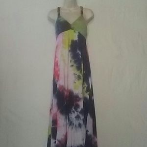 Lsenboye tie dye sun dress